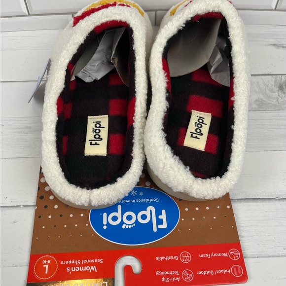 Floopi Size:L(9/10) Women Seasonal Slippers Multi Color Memory Foam - Picture 8 of 8